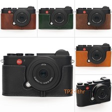For Leica CL Handmade Genuine Real Leather Half Camera Case Bag Cover