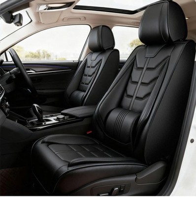 PU Leather Car Seat Covers For Ford F-150 Crew Cab 2007-2022 Waterproof Full Set