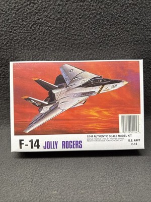 Lee Models 1/144 F-14 Jolly Rogers Fighter Jet Model Kit 02204 Factory Sealed