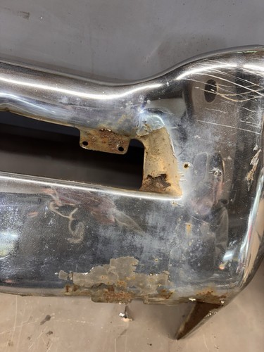 1965 Pontiac Grand Prix Catalina Front Bumper Chrome Bar OEM Trim Molding Core - Picture 4 of 20