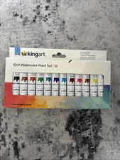 King Art  Watercolor Paint Set 12 colors included in the pack great for crafts. 