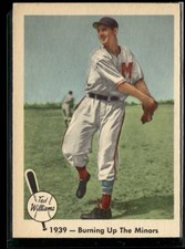 1959 FLEER TED WILLIAMS #12 BURNING UP THE MINORS
