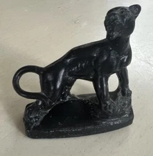 Vintage Mold-A-Rama Black Wax Panther/ Jaguar  – St. Louis Zoo