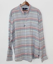Vineyard Vines NEW Slim Fit Crosby Cotton and Linen Button Down Stripe Shirt XXL