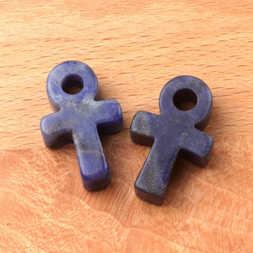 Mini Natural Crystal Ankh Carved Quartz Cross Pendant Egyptian Life Symbol DIY - Picture 23 of 26