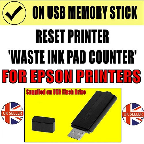 Réinitialisation d'erreur du tampon d'encre usagée pour imprimantes EPSON XP225 XP322 XP325 XP323 CLÉ USB - Photo 3/13