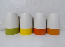 4 coquetiers Tupperware vintage pop seventies