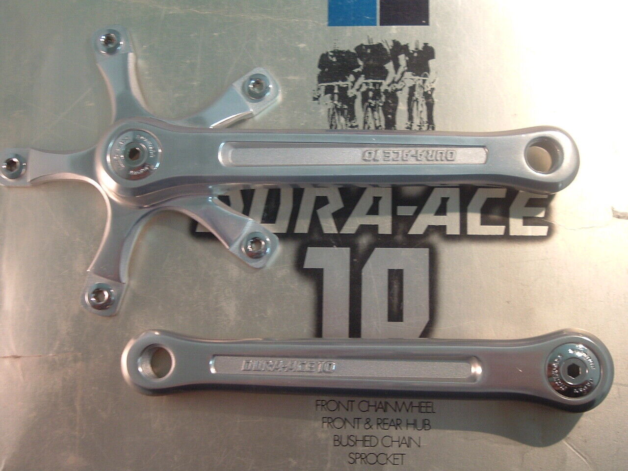 Shimano Dura Ace 10-Pitch Track 167.5MM FC-7000 NEW / NOS Crank Arms-  122BCD-