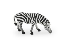 Zebra Toy, Drinking Model, Educational, Toy Hand Painted Figurine 5" CH0103 BB88