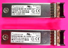 (Lot of 2)Genuine Lumentum 8G SFP+ SR 850nm Transceiver PLRXPL-VC-SH4-B1-N