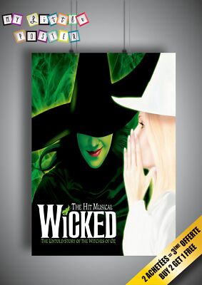 Wicked Musical Theatre Posters Ebay