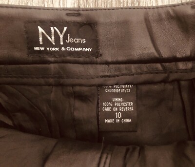 NY and Company, Leather Looking Black Skirt