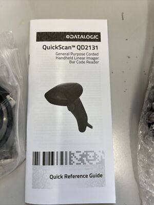 DATALOGIC QuickScan I QD2131 Barcode Scanner, Schwarz, kabelgebunden