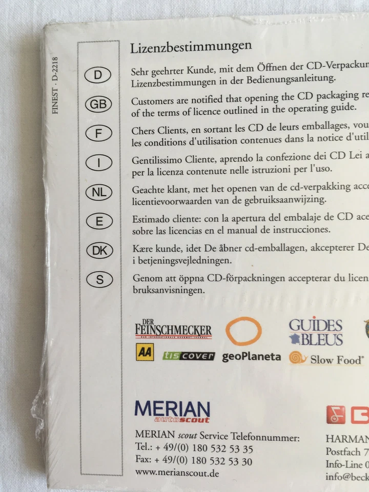 Merian Scout CD für Becker Traffic Pro BE 4720 4721 4725 4730 und DTM 7802 7810 - Bild 3 von 3