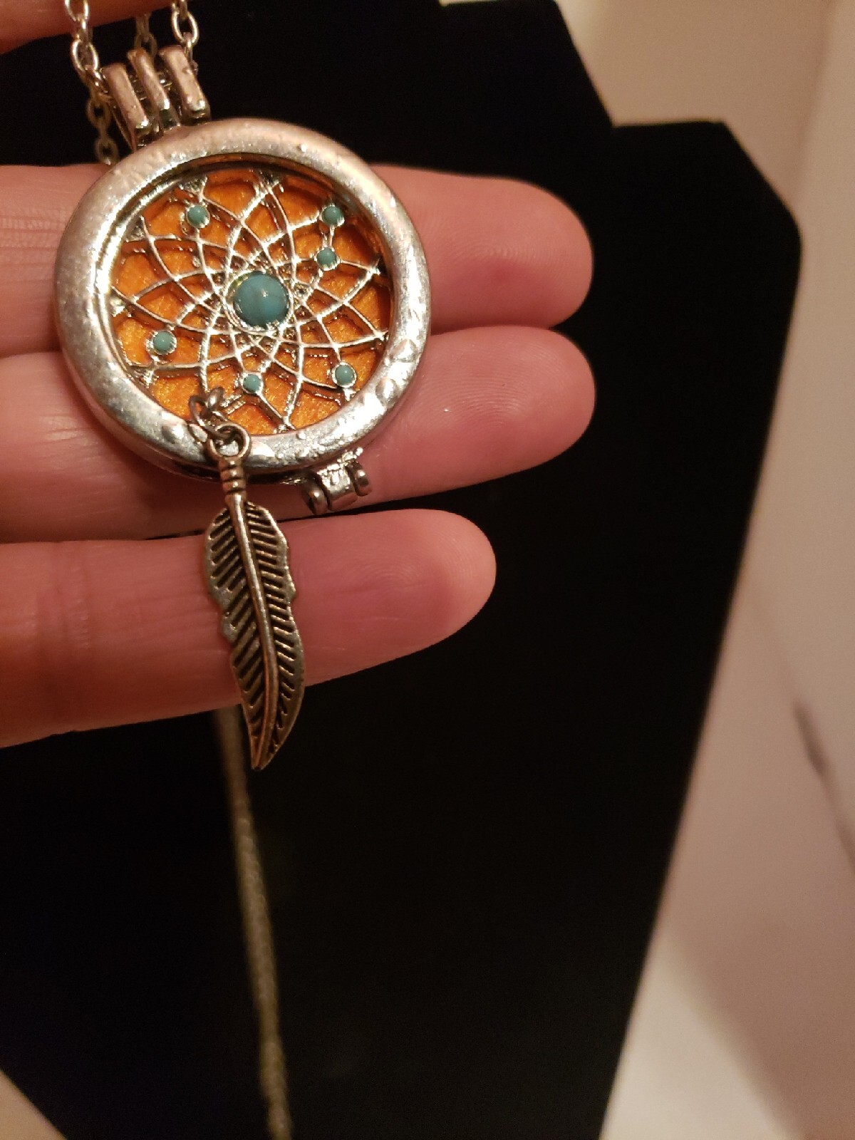 DREAM CATCHER ESSENTIAL OIL DIFFUSER NECKLACE ARO… - image 5