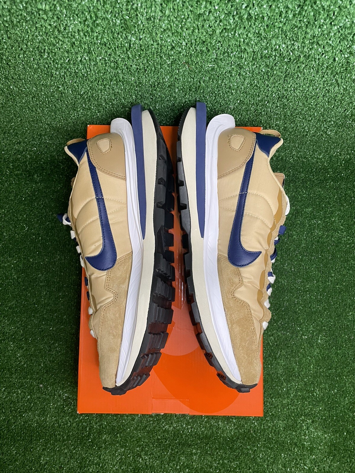SACAI X NIKE Taglia 13 Nike VaporWaffle x Sacai Tan Navy blu sesamo vuoto