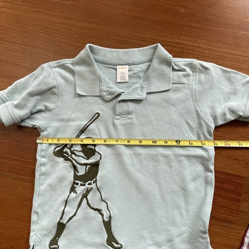 GYMBOREE Boys Size 6 Baseball Champ Top & Size 5 Matching Plaid Shorts EUC Cute! - Picture 4 of 11