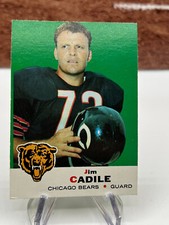 Jim Cadile 1969 Topps #3 Chicago Bears Football Card (B)