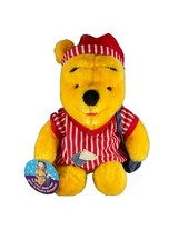 Disney WINNIE THE POOH Pajama Sleepover Grandmas House Plush Backpack 1998 NEW