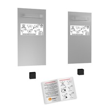 Spiegel Aufhänger Set L - Spiegelhalter inkl 2 selbstklebende Spiegelbleche