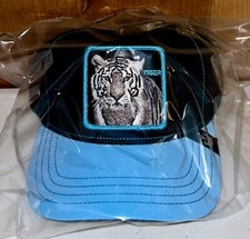 GOORIN BROS. The Farm Blue Streak Tiger Trucker Hat Cap Black 101-0927 O/S NEW