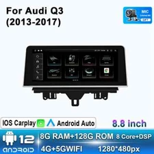 For Audi Q3 2013-2017 Screen Car Radio Multimedia Video Player GPS Navi Stereo