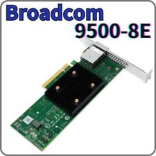 Broadcom 9500-8E HBA Expansion card 12Gb/s SA...
