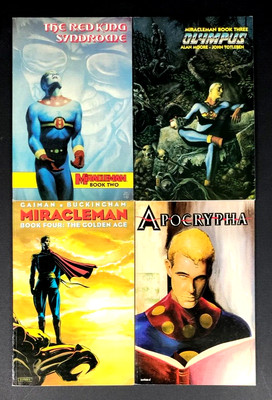 Miracle Man Book Vol 2-4 + Apocrypha TPB Lot Eclipse Comics