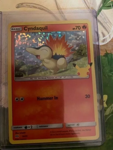 Cyndaquil Holo - McDonald's Collection 2021 Pokémon card 10/25