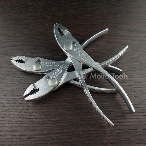 Lot of 3 NOS Crescent CeeTee Co 6 1/2" Slip Joint Combination Pliers USA - Picture 2 of 6