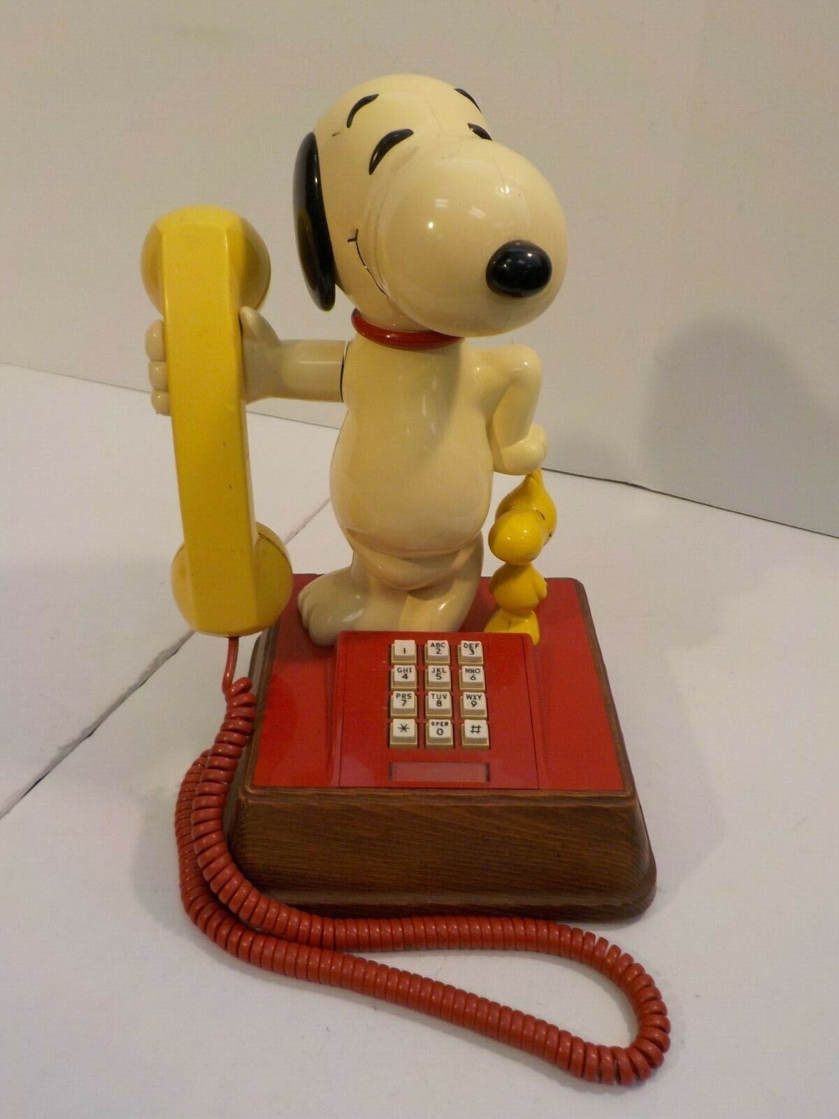 Vintage Snoopy and Woodstock Phone Model 1976