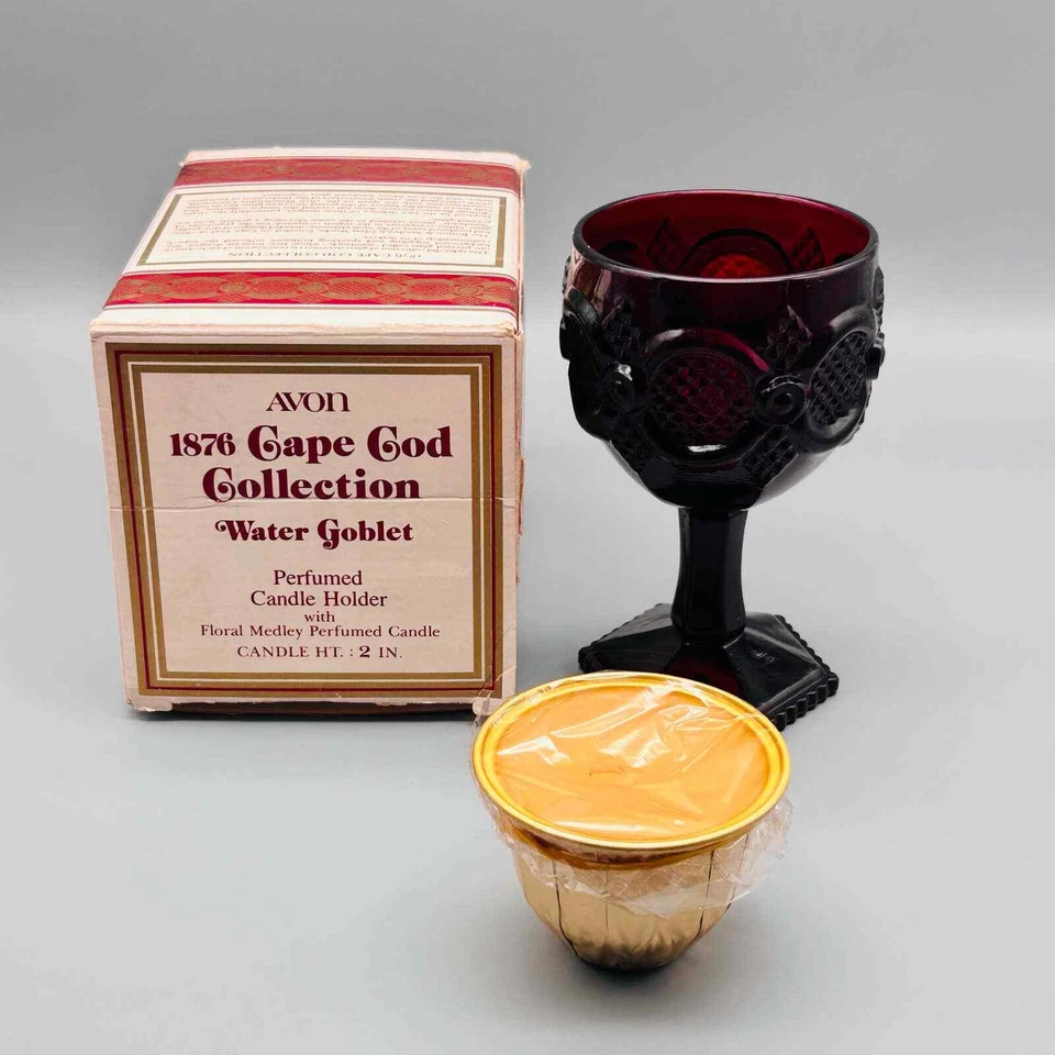 Винтажный кубок/подсвечник для воды Avon Cape Cod  - Изображение 2 из 2