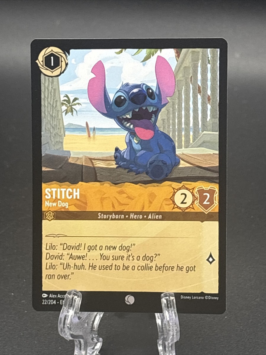 2023 Disney Lorcana 1st Chapter Stitch New Dog #22 R27903 | eBay