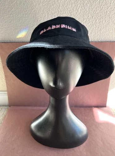Blackpink K Pop Negro Born Rosa World Tour Cuaderno Sombrero Rosa Logotipo