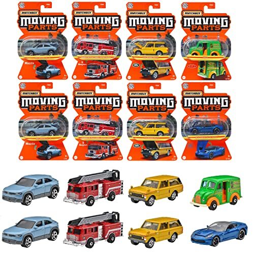 Matchbox Moving Parts Assortment BOX x8 mini car 987C-FWD28 | eBay