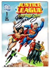 Justice League General Mills Promo Comic #1 VF/NM Signed w/COA Dan Jurgens 2011