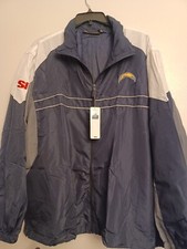 New San Diego Chargers Windbreaker Mens Choice Size XL Or XXL Full Zip S.I.
