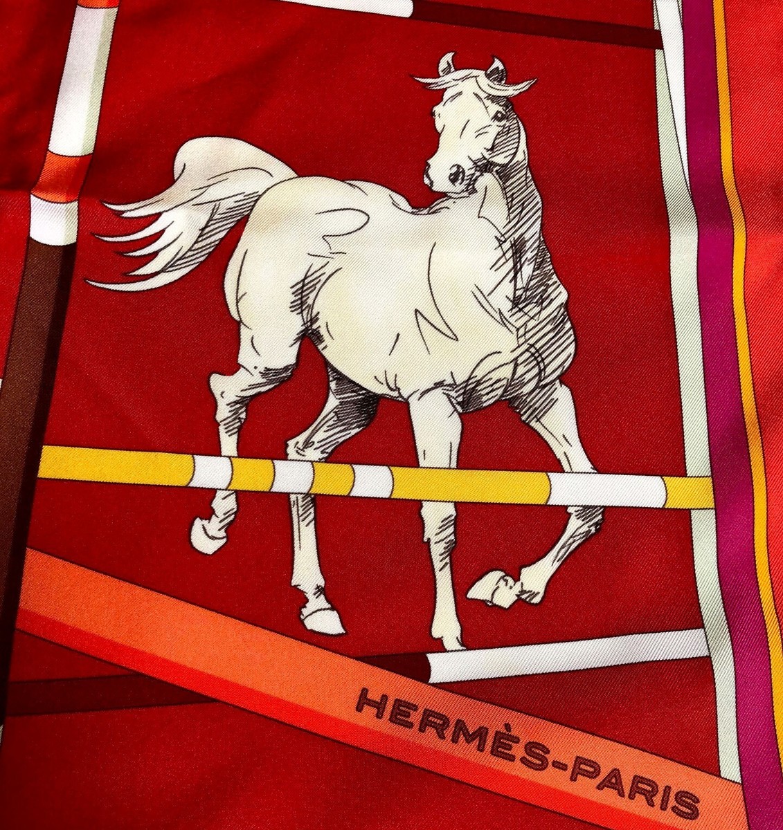 Hermes Scarf Saut d'Obstacles by Watrigant Equestrian 2012 | eBay