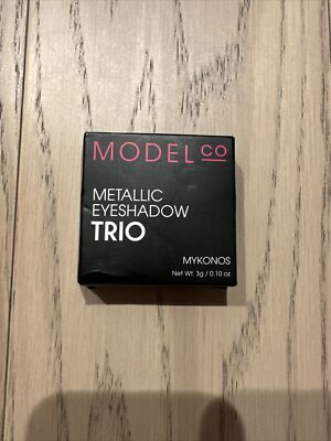 Model Co Metallic Eyeshadow Trio in Mykonos 3g/0.10oz Full Size NIB