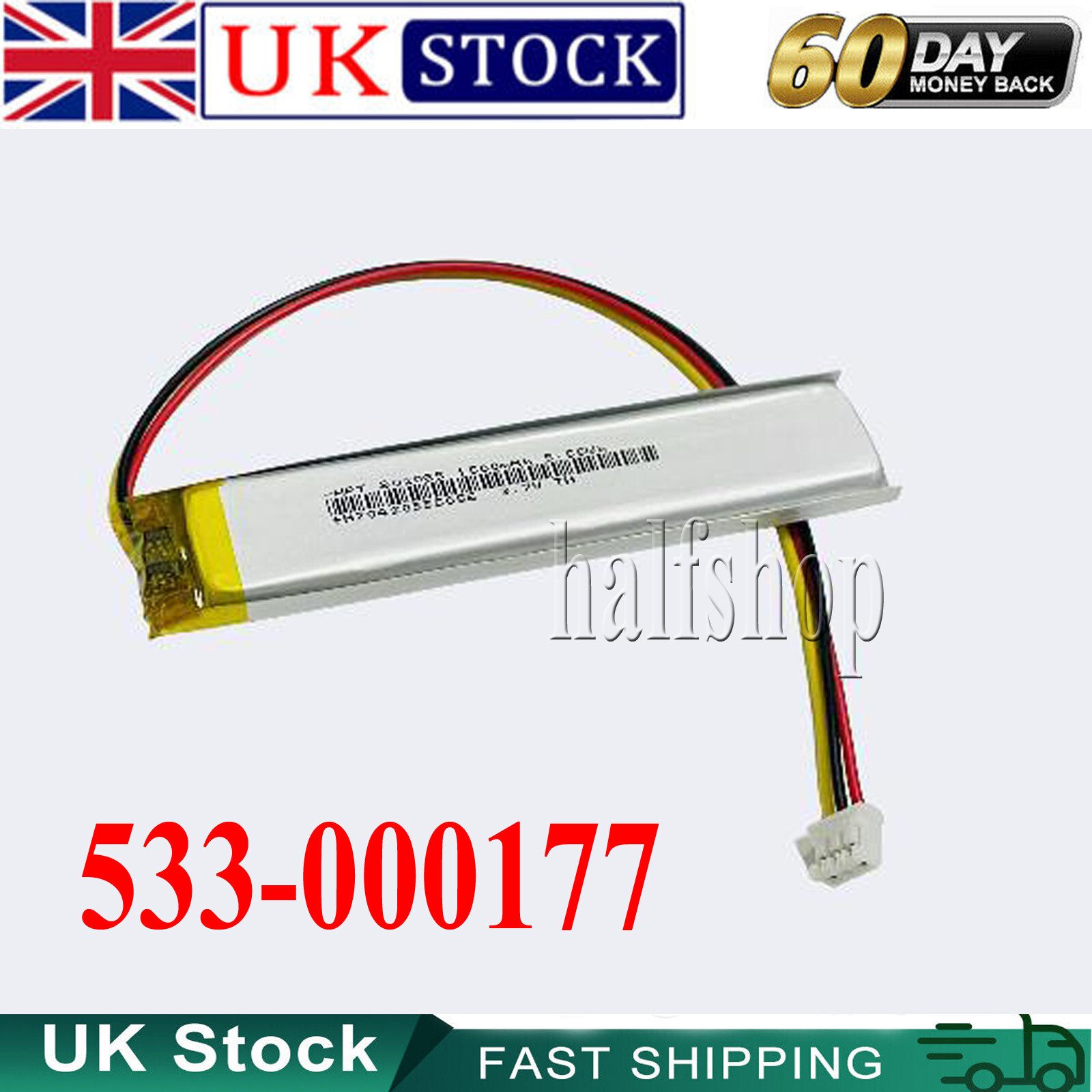 for Logitech 533-000177 Battery Replacement 1500mAh