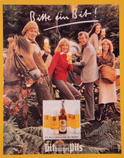 14. Bitte ein Bit - Bitburger Pils Bier Werbeanzeige Werbung Reklame 1978