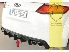 Rieger Heckansatz Heckspoiler Diffusor für Audi TT FV 8S Coupe Cabrio S Line sch