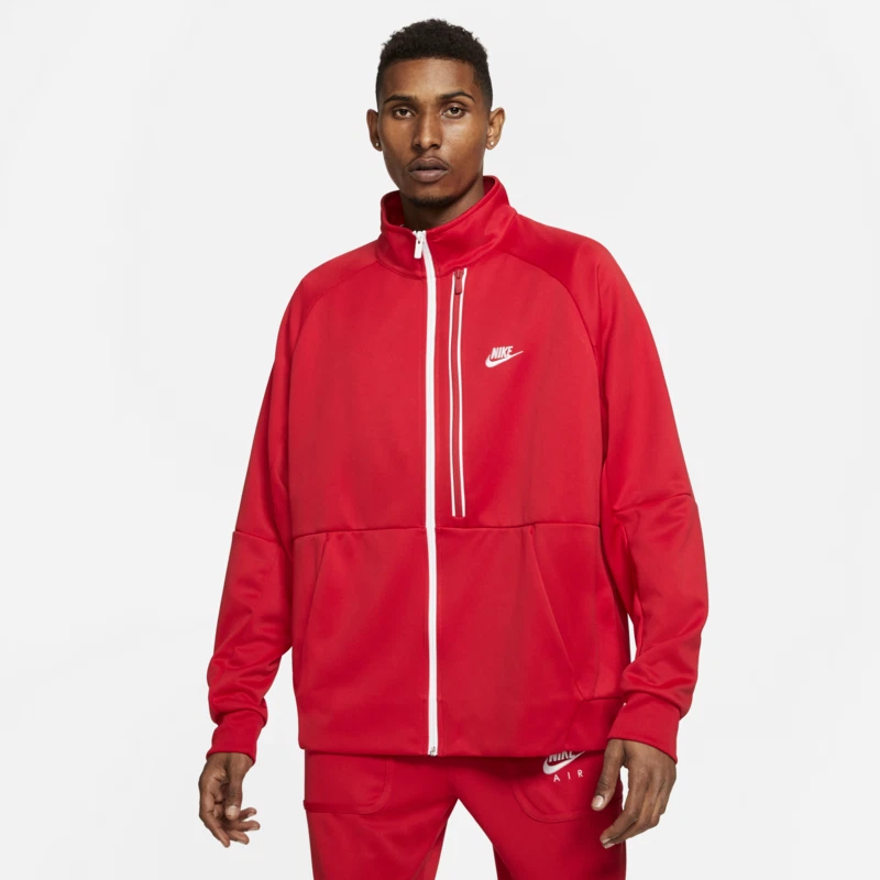 Nike tribute jacket best sale red