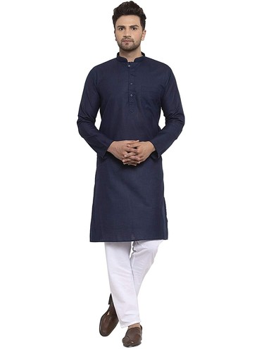 New Indian Ethnic Wear Traditional Mens Designer Casual Kurta Mens Kurta payjama - Picture 2 of 17