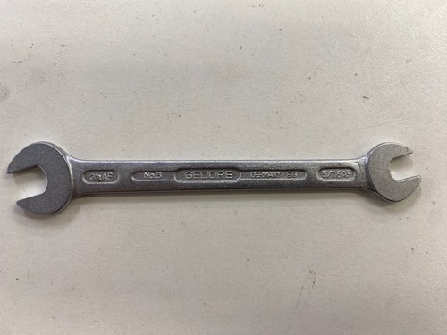 Imperial Open End Spanner Double Gedore King Dick Chrome 3/16" - 3/4" NOS - Picture 13 of 24