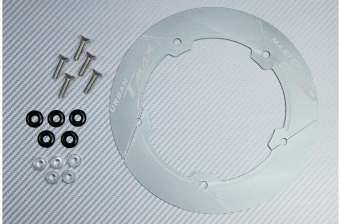Cache poulie TMAX 530 aluminium anodisé accessoire carter Yamaha T-MAX 2012