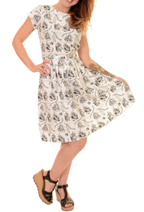 alice in wonderland tea dress