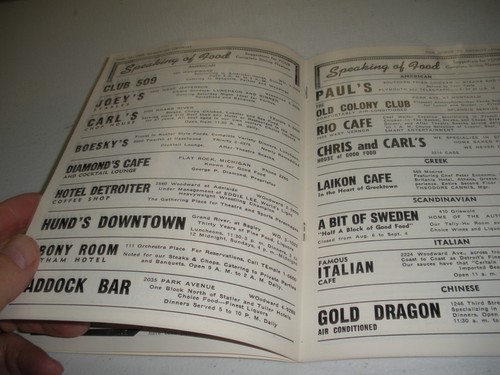 For The Guest in Detroit Vintage travel guide 0f 1951 .19 pages Good condition - Picture 4 of 5