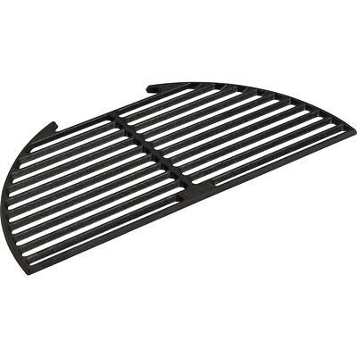 Big Green Egg Halber Gusseisenrost Medium, Ø 40cm, Grillrost, anthrazit