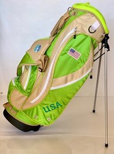 New Ciscobay Ladies Stand Golf Bag with USA Logo Green Color